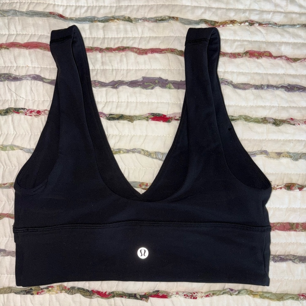 Lululemon Athletica Black Seamless Align Sports Bra